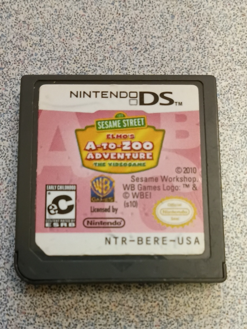 Sesame Street Elmo's A-to-Zoo Adventure - Nintendo DS Cartridge